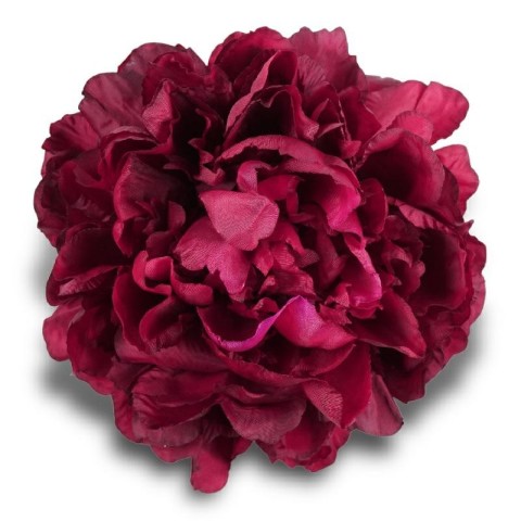 PEONY HEAD PICK BORDEAUX